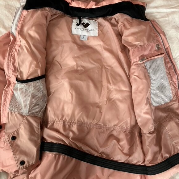 Obermeyer pink ski coat, teen size L (14-16) - Picture 4 of 5